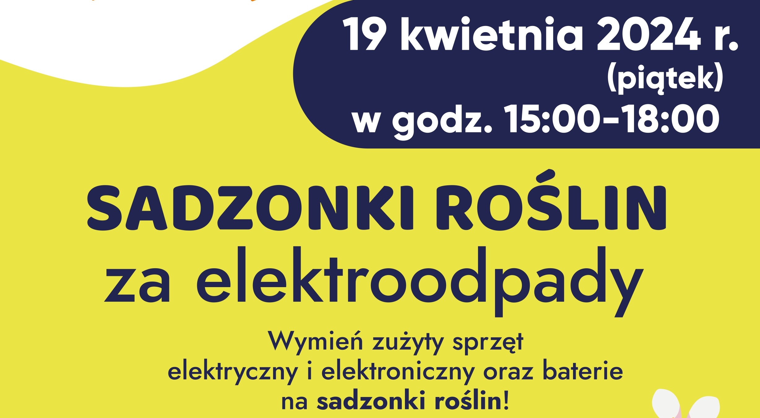 Wymiana elektroodpadów na sadzonki