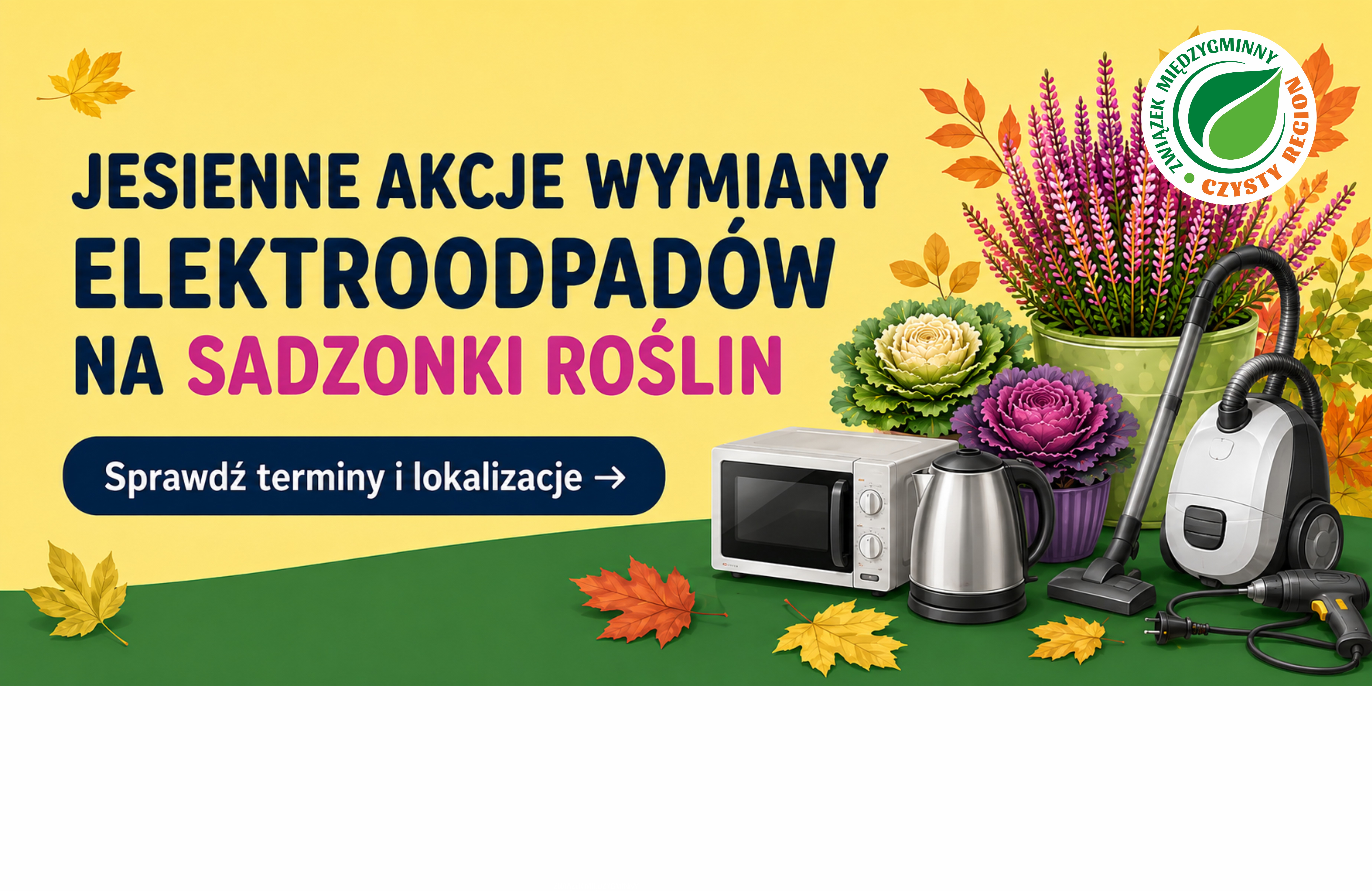Jesienne akcje wymiany elektroodpadów na sadzonki