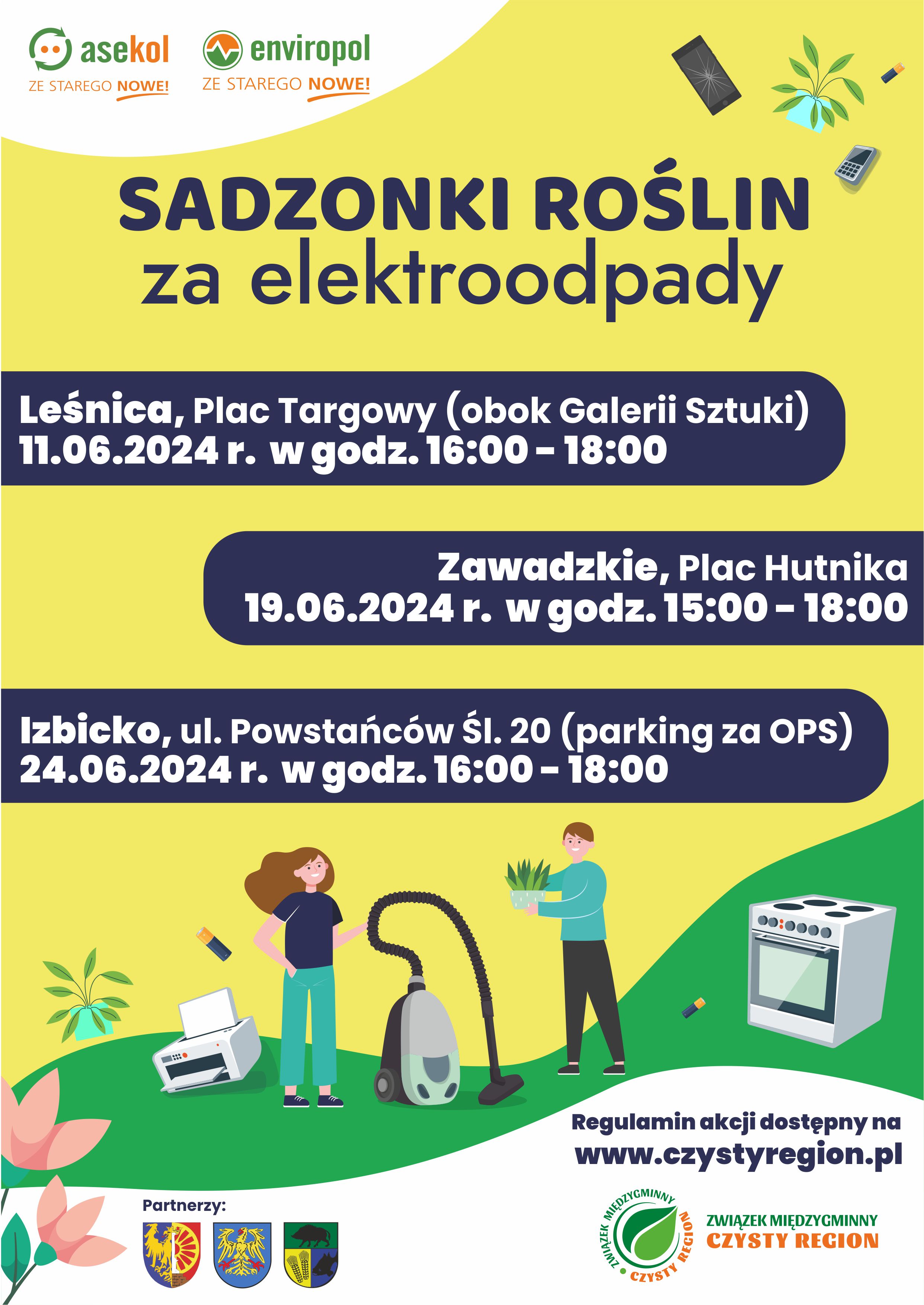 Plakat sadzonki Leśnica, Zawadzkie, Izbicko