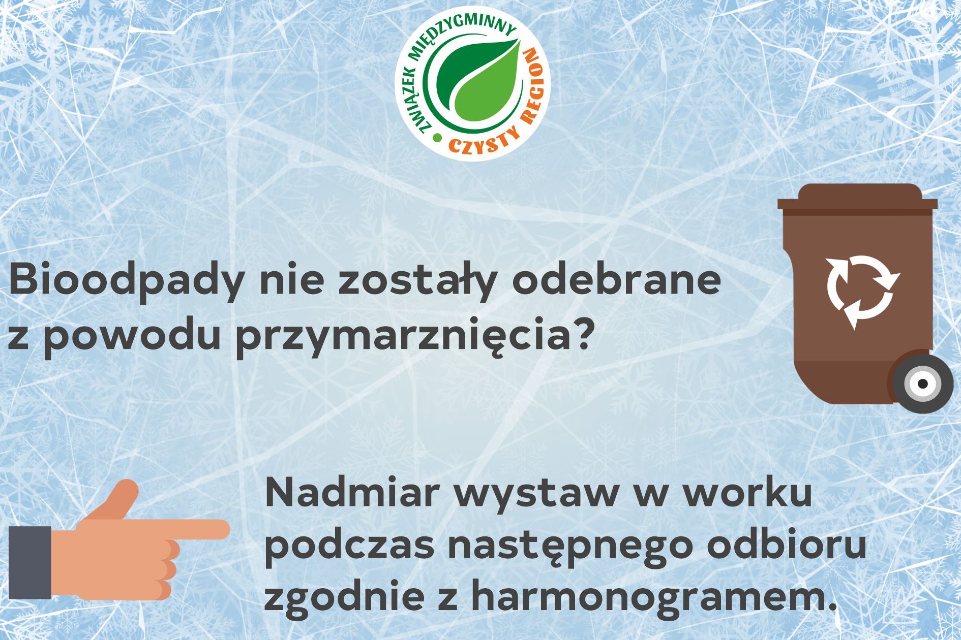 Bioodpady nieodebrane z powodu przymarznięcia?