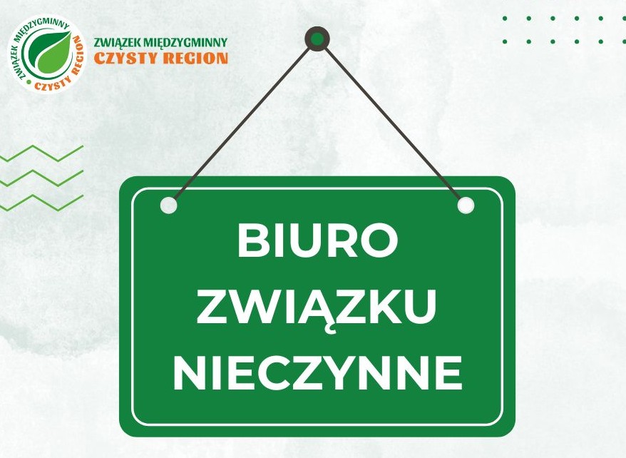 20 czerwca biuro Związku będzie nieczynne
